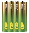 Alkalická batéria GP Ultra AA (LR6), 4ks/bal.