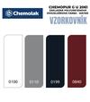 Chemopur G U2061 0110 šedá - Základná polyuretánová dvojzložková farba 0,8l