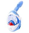 Strend Pro Shark Celotvárová šnorchlovacia maska modrá, pre deti