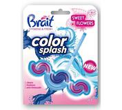 Brait Color Splash, závesný košík do WC, Flowers 45g