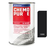 Chemopur E U2081 1999 čierna - Vrchná polyuretánová farba na kov, betón, drevo 0,8l