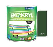 Ekokryl Lesk V2062 0530 stredne zelená - vrchná akrylátová farba na drevo a kov 0,6l