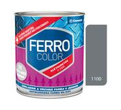 Ferro Color U2066 1100 šedá pololesk - základná a vrchná farba na kov 0,3l