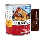 S1025 Chemolux S Extra 0289 palisander tmavý 0,75l - hodvábne lesklá ochranná lazúra na drevo