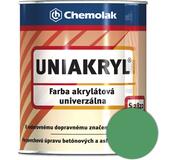 S2822 Uniakryl 0534 tmavozelená 25kg - farba na značenie ciest, na asfalt a betón