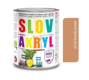 Slovakryl 0210 - hnedý pastel 0,75kg