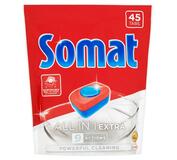Somat All in 1 Extra tablety na automatické umývanie riadu, 45tabliet