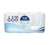 Tip Line Toaletný papier 150 útržkov 2-vrstvový 8ks