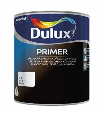 Dulux WB Primer základná vodou riediteľná farba na drevo, biela 0,7l