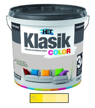 Het Klasik Color 0618 žltý sýty 1,5kg