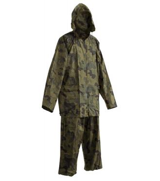 Oblek CARINA s kapucňou maskáčový nepremokavý XL