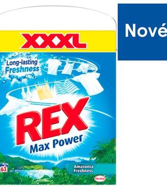 Rex Prací prášok Amazonia Freshness box 4,095l, 63 pracích dávok