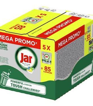Tablety do umývačky riadu JAR PLATINUM YELLOW MEGABOX 85ks /5x17ks/