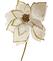 Kvet MagicHome Vianoce Poinssetia biela 35cm