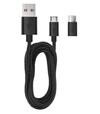 Adaptér USB do auta 2.1A + micro USB kábel + USB C redukcia