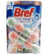 Bref WC Perfume Switch, Tuhý WC blok broskyňa a jablko 2ks