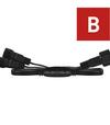 Connect System (B) Standard - splitter/rozbočovač pre vianočné reťaze 0,5m čierny
