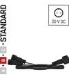 Connect System (B) Standard - splitter/rozbočovač pre vianočné reťaze 0,5m čierny
