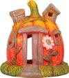 Dekorácia MagicHome Nature, Tekvica domček, terakota, 16,2x15x15,5 cm