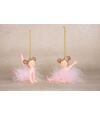 Dekorácia MagicHome Vianoce Baletka, polyresin závesná 9x4x7,5cm