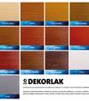 Dekorlak dub zlatý - Lazúrovací lak na drevo 0,7l