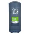 Dove Sprchovací gél Men+Care pánsky na telo a tvár Extra Fresh 400ml