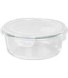 Dóza MagicHome, sklenená, okrúhla, 950 ml, s vekom, s ventilom na odvetrávanie
