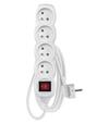Emos Kábel predlžovací s vypínačom 4-zásuvky 2m biely