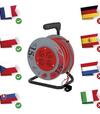 Emos PVC Predlžovací kábel na bubne - 4 zásuvky 15m