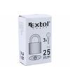 Extol Craft Zámok visaci liatinový modrý, 3 kľúče 25mm