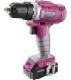 Extol Lady Skrutkovač akumulátorový ružový, 12V Li-ion, 1x akumulátor 1300mAh, 18Nm, 5h nabíjačka, ružový, 402401