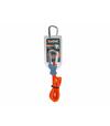 Extol Popruhy elastické s karabinami 10mm x 80cm