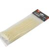 Extol Premium Pásky sťahovacie biele 7.6x380mm