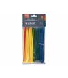 Extol Premium Pásky sťahovacie farebné 2.5x150mm 100ks pr.35mm 8kg