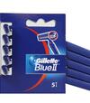 Gillette, jednorázové žiletky BLUE II 5ks