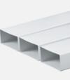Kanál plochý 150x75x1000 biely