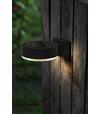 Lampa solárna SMD LED, stena/plot, 2ks, 14x02x5,5cm