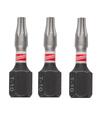 Milwaukee SHOCKWAVE IMPACT DUTY TX10 Šrobovacie bity 25mm, 3ks