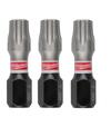 Milwaukee SHOCKWAVE IMPACT DUTY TX30 Šrobovacie bity 25mm, 3ks