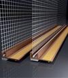 Profil APU oken.PVC tesn. 6mm 2,4m s tk   RAL8024 hnedá