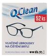 Q-Clean Utierky vlhčené na okuliare 52ks