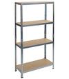Regál Racks Rat20 HD, kovový,MDF, 4 police 1800x900x450 max.175kg