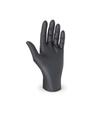 Rukavice NITRILOVÉ čierne pevné M/100ks