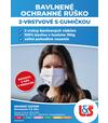 Rúško bavlnené 2-vrstvé