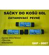 Sáčky do koša zaťahovacie pevné 65x78cm 60l 10ks