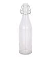 Sklenená fľaša s uzáverom, číra 0,5l
