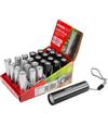 Svietidlo Strend Pro Flashlight NX1051, 50 lm, USB nabíjanie, čierna/strieborná, 77x19 mm