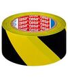 Tesa 60760 Páska výstražná, PVC žlto-čierna 33m