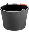 Vedro stavebné plastové 20l plastový uchyt čierne