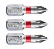 Bit krížový PH1x25mm 3ks/bal